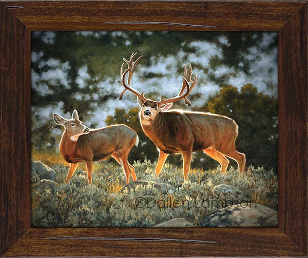 South Slope Suitor — Dallen Lambson Wildlife Art